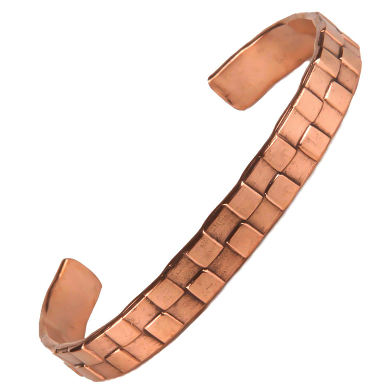 Copper Geometric - Copper Bracelet - No Magnets